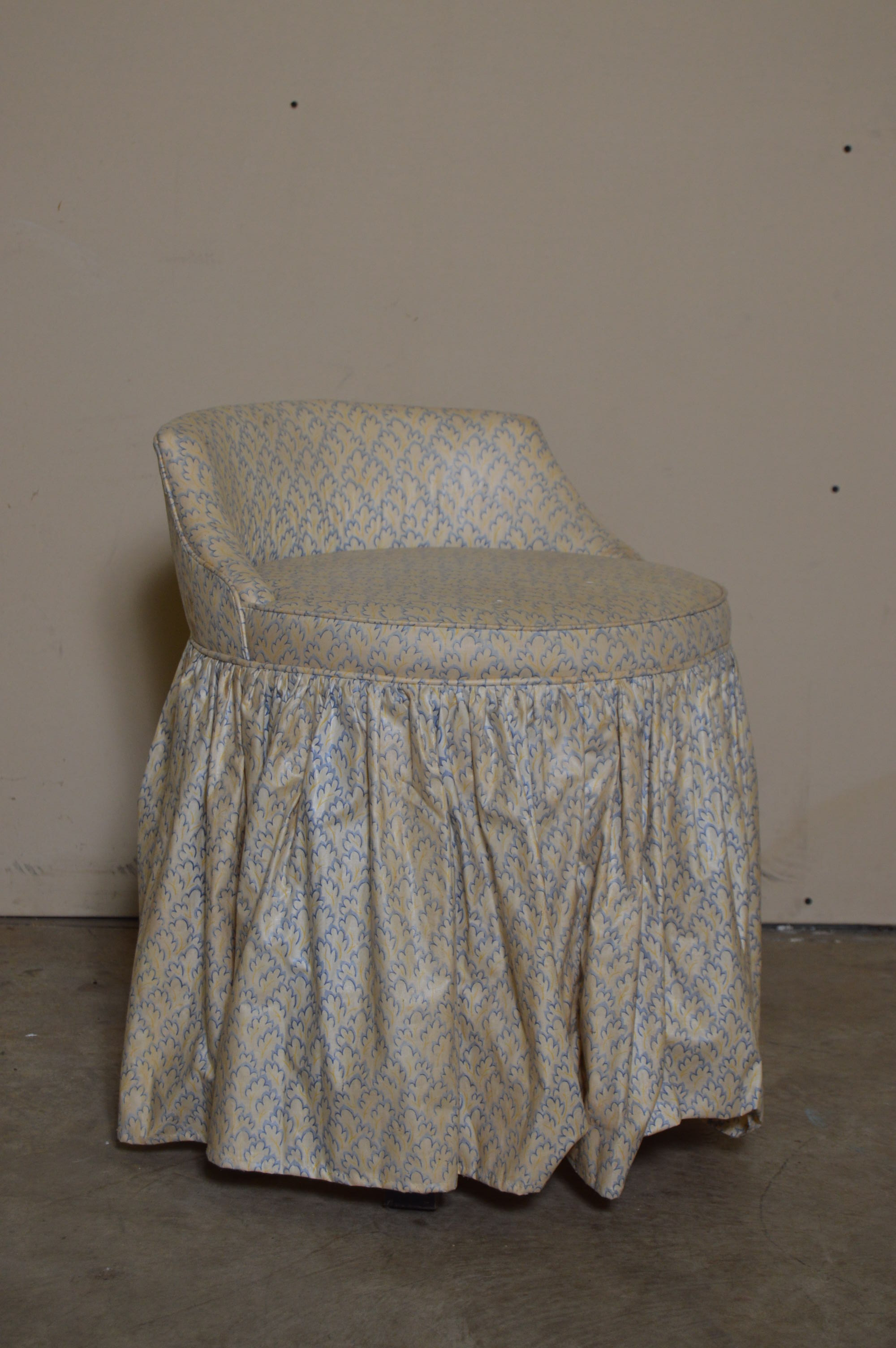 Storage Ottoman and Sewing Chair