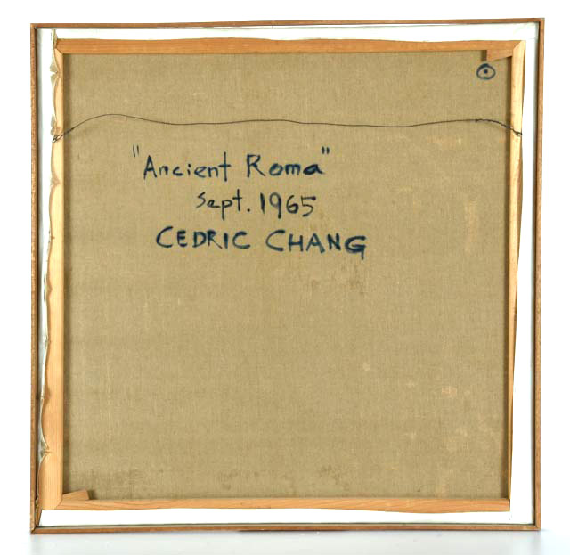 Cedric Chang Original Mixed Media Collage "Ancient Rome"