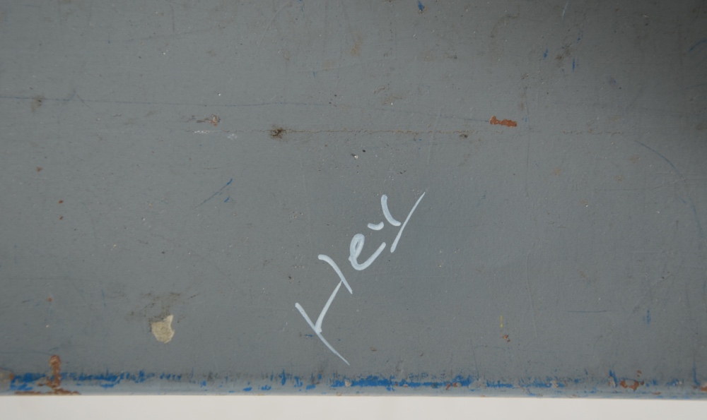 Industrial Three-Tiered Cart