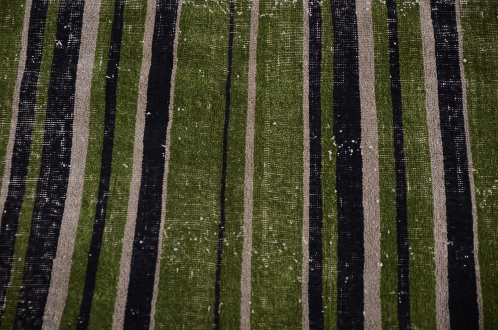 Vintage Power Loomed Striped Area Rug