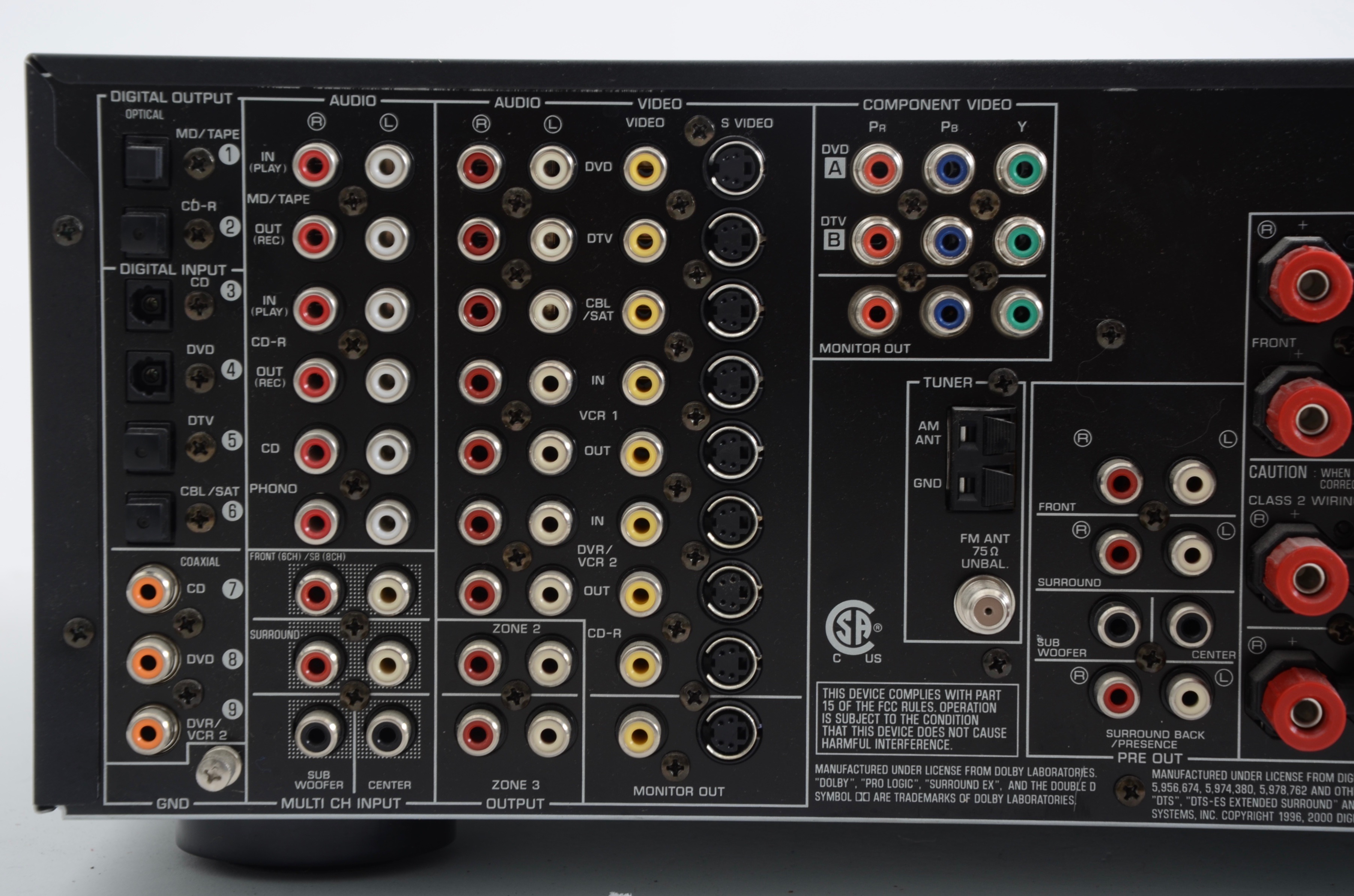Yamaha HTR-5790 Natural Sound A/V Receiver