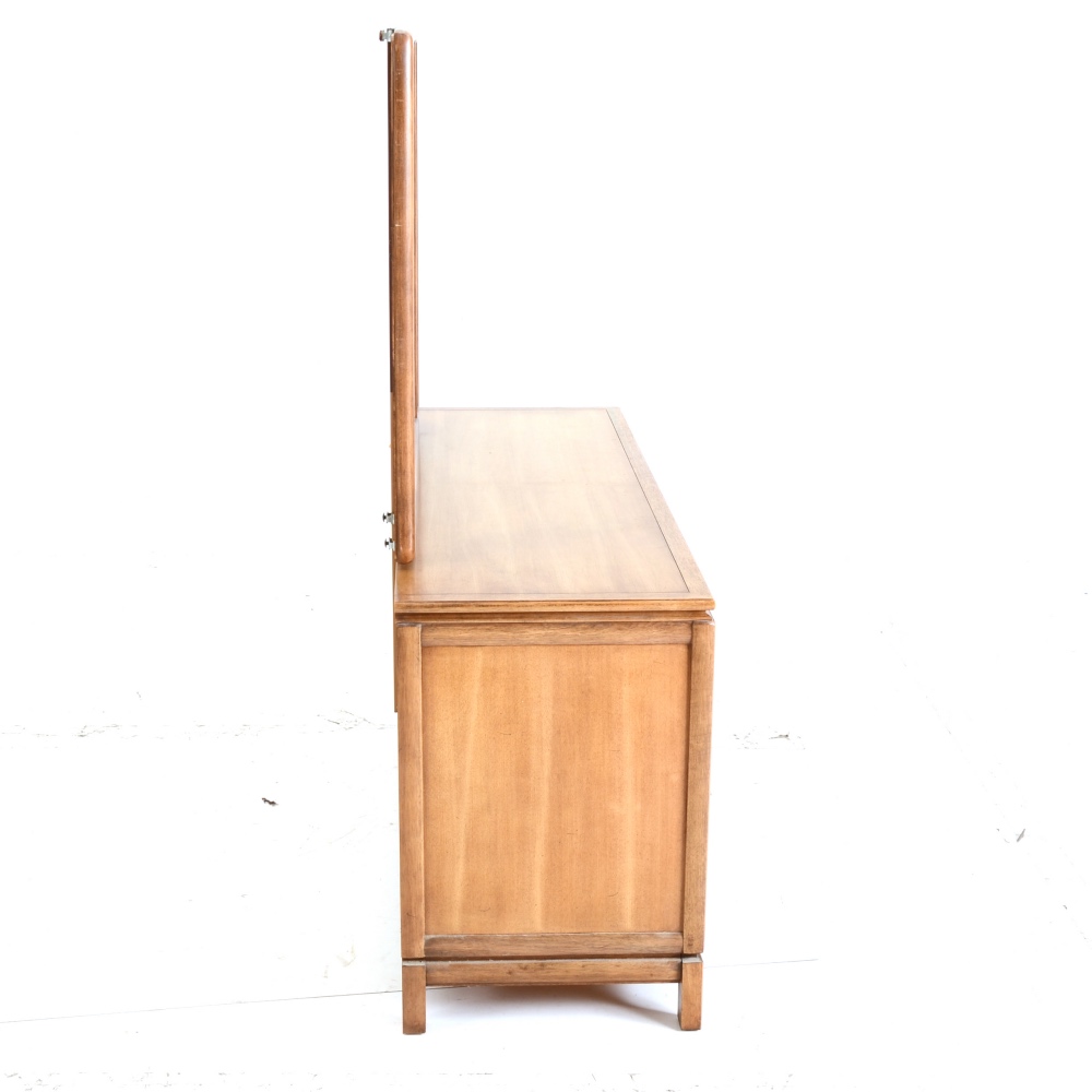 Asian Style Double Dresser with Mirror