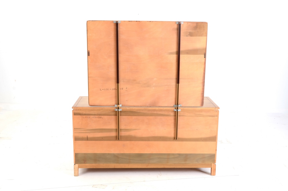 Asian Style Double Dresser with Mirror