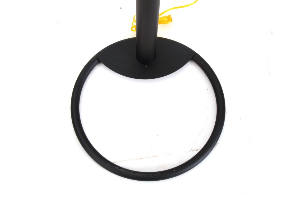 Contemporary Black Metal Cantilevered Floor Lamp