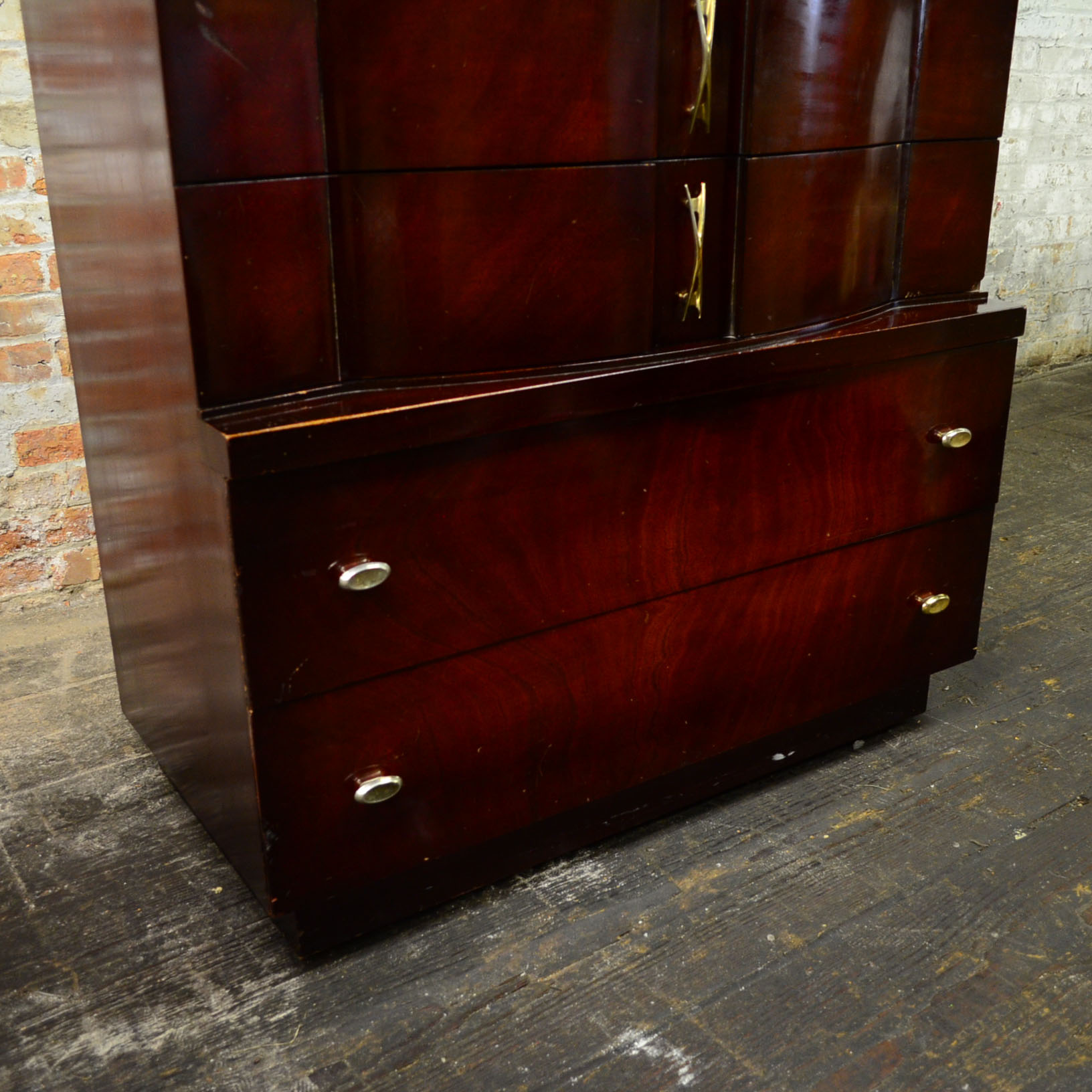 Cherry Mid-Century Modern Dresser