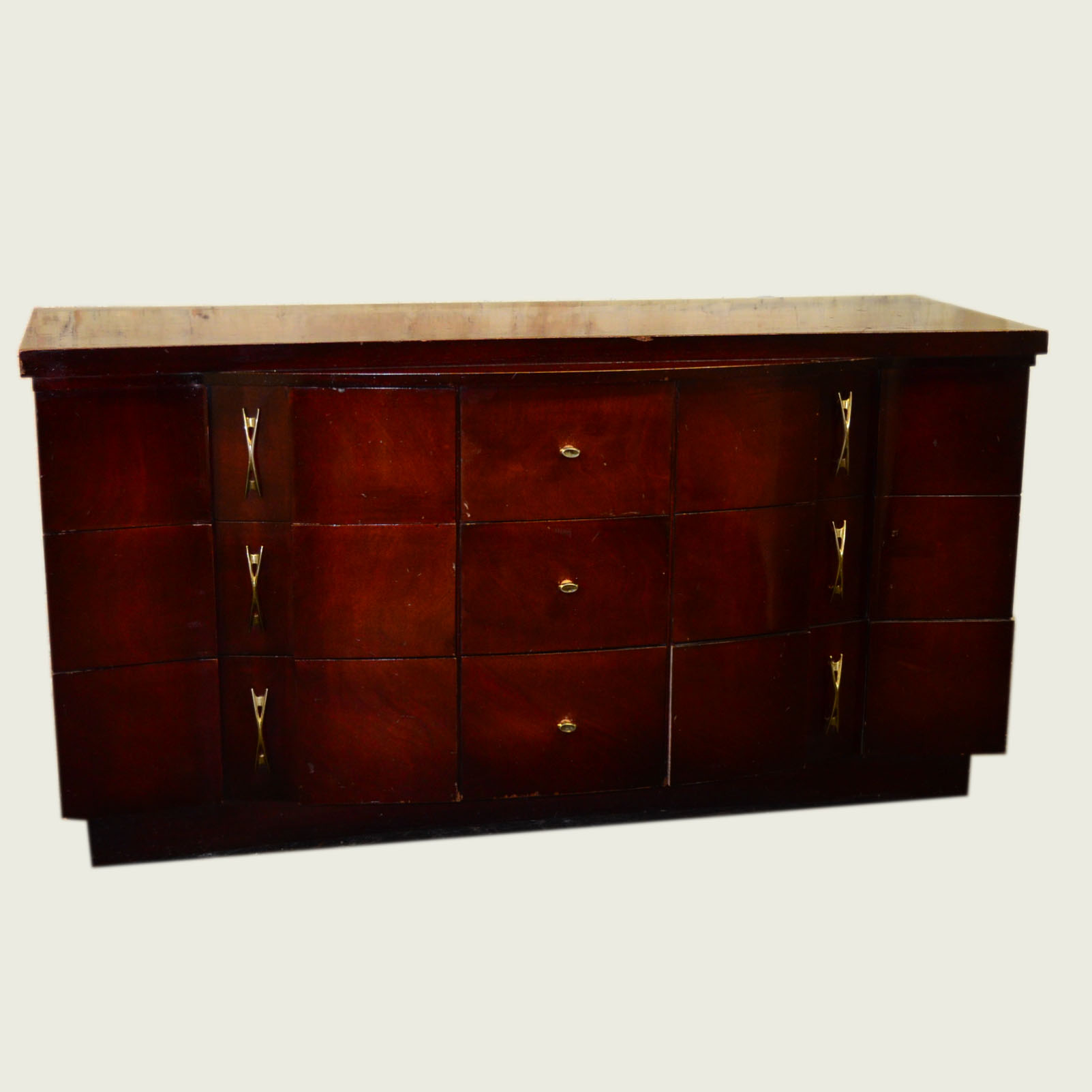 Cherry Mid-Century Modern Dresser