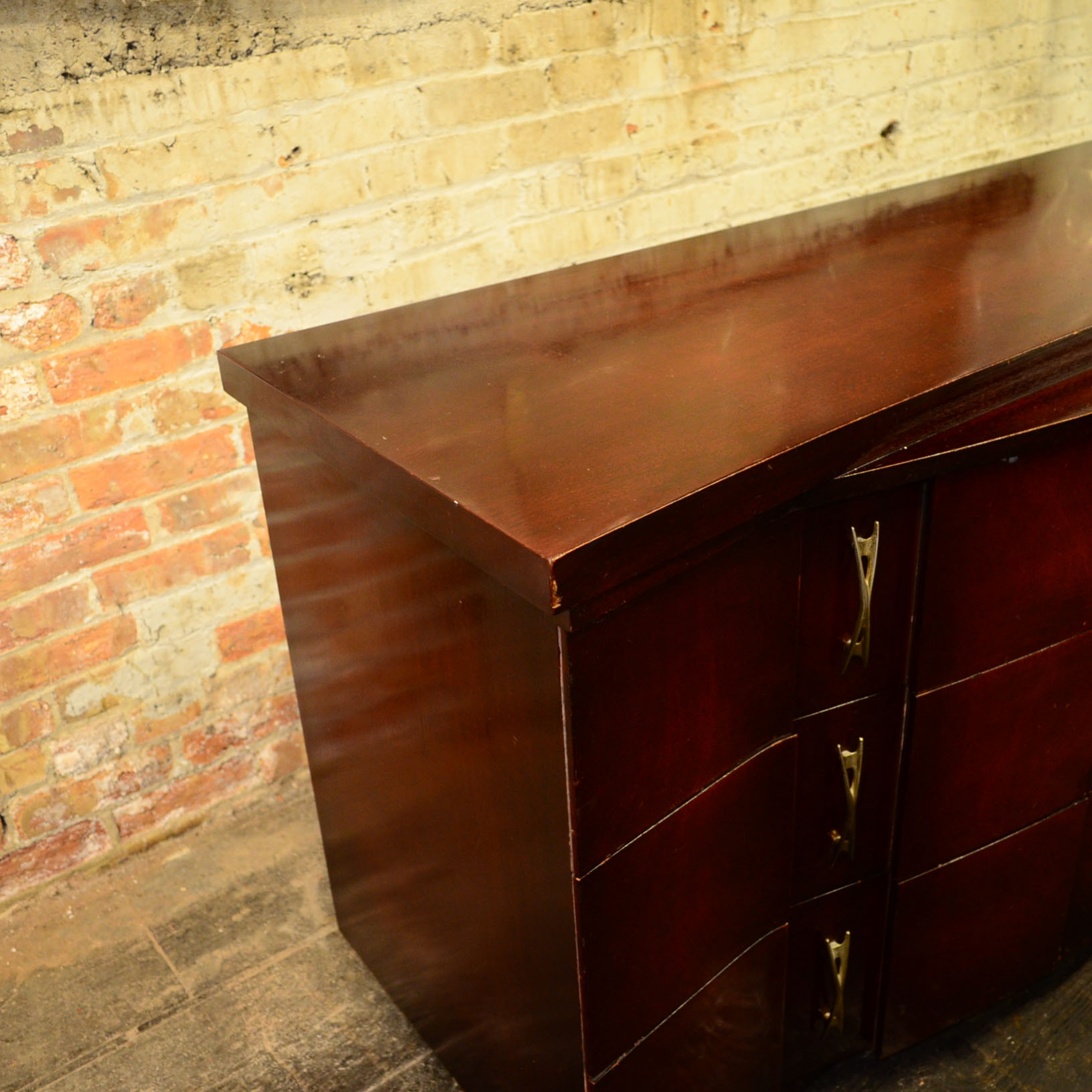 Cherry Mid-Century Modern Dresser