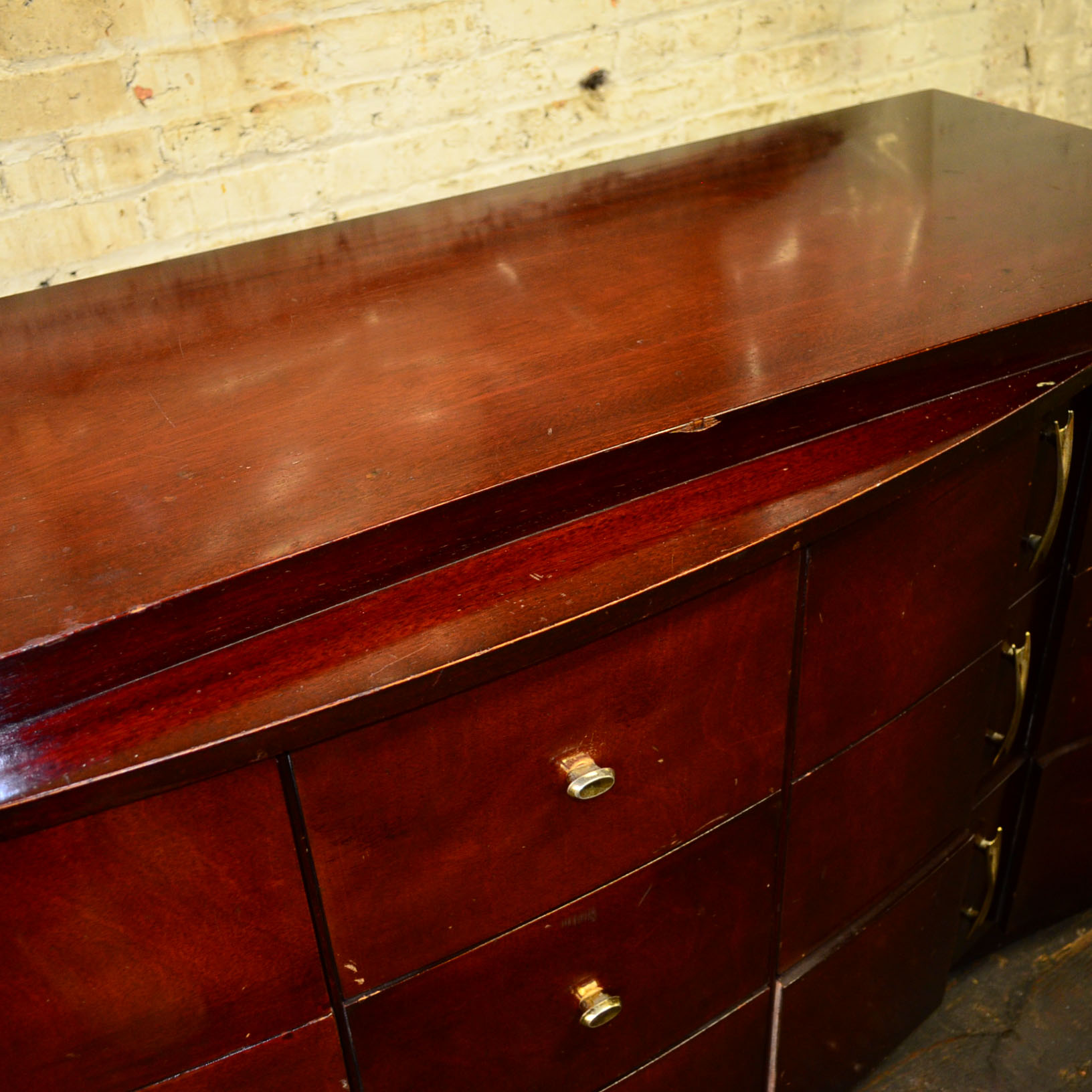 Cherry Mid-Century Modern Dresser