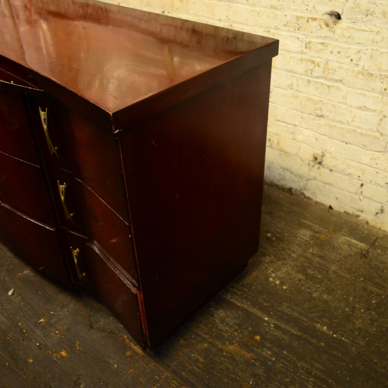 Cherry Mid-Century Modern Dresser