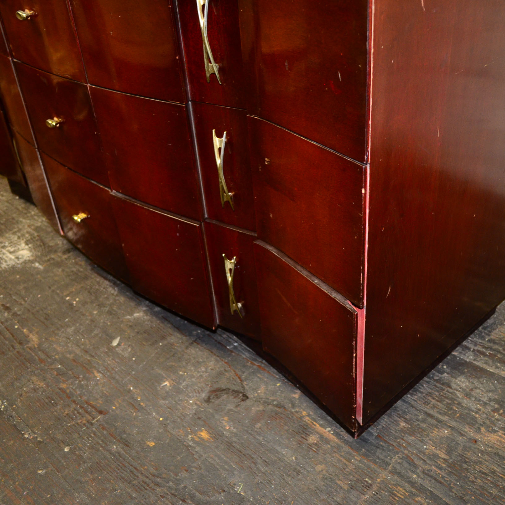 Cherry Mid-Century Modern Dresser