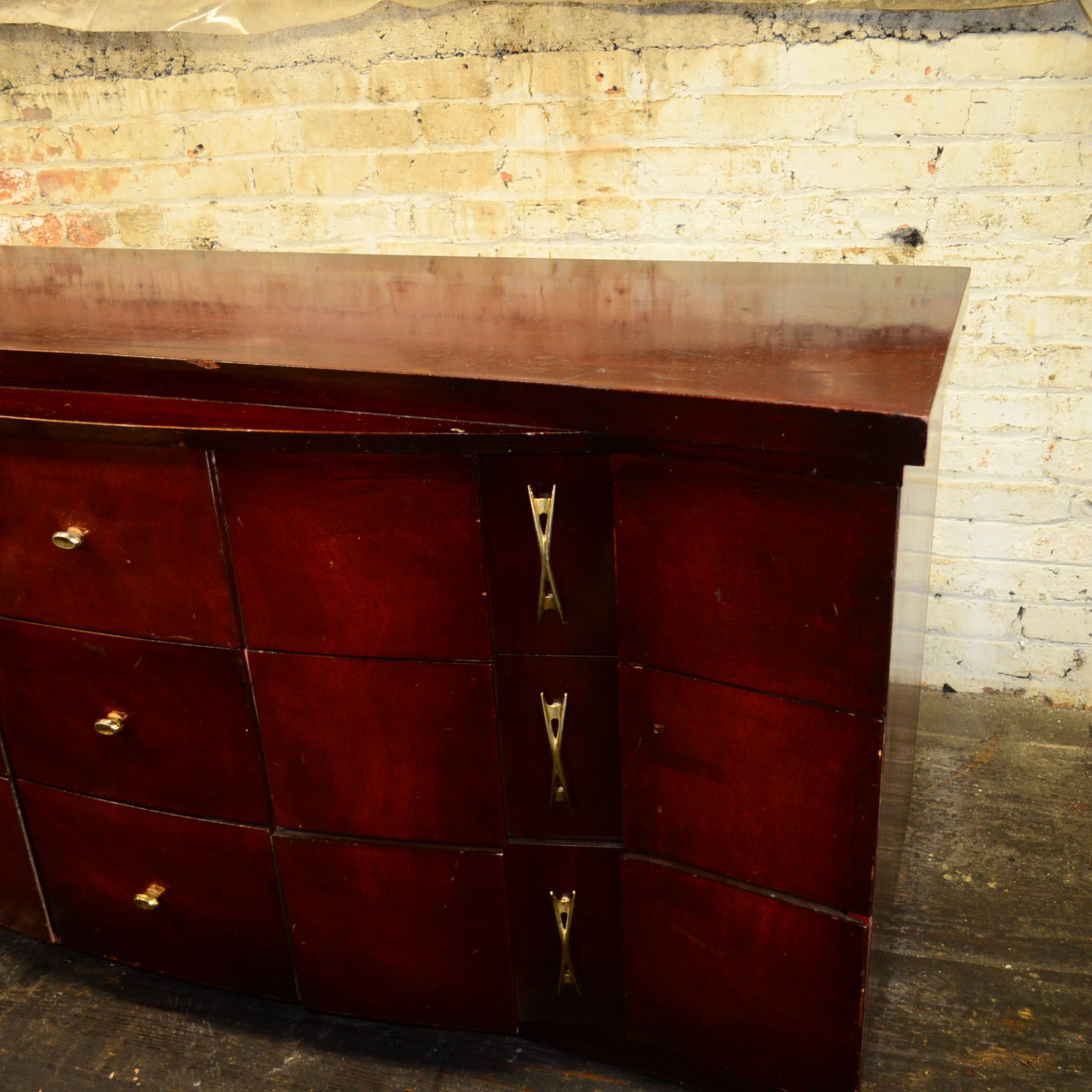 Cherry Mid-Century Modern Dresser