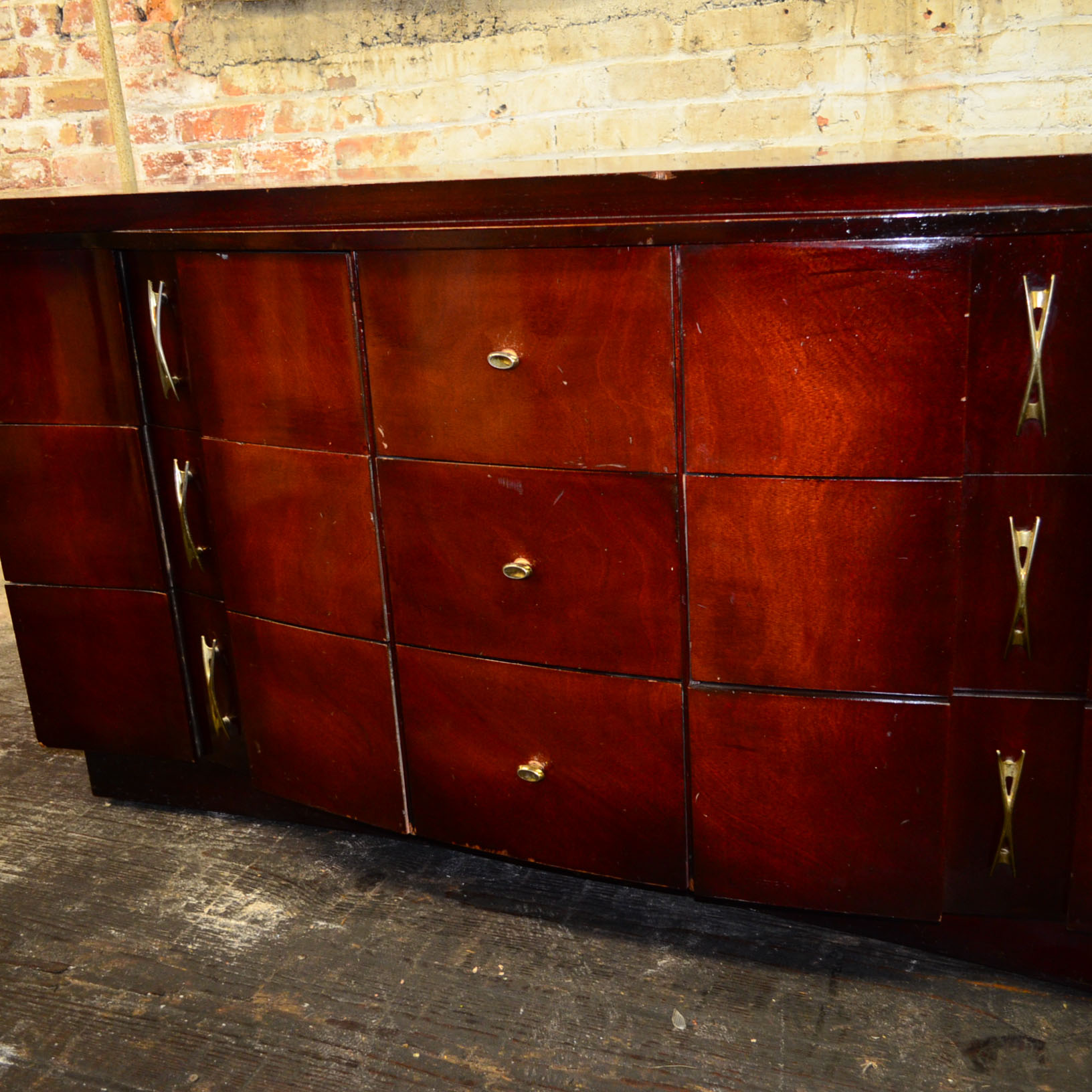 Cherry Mid-Century Modern Dresser