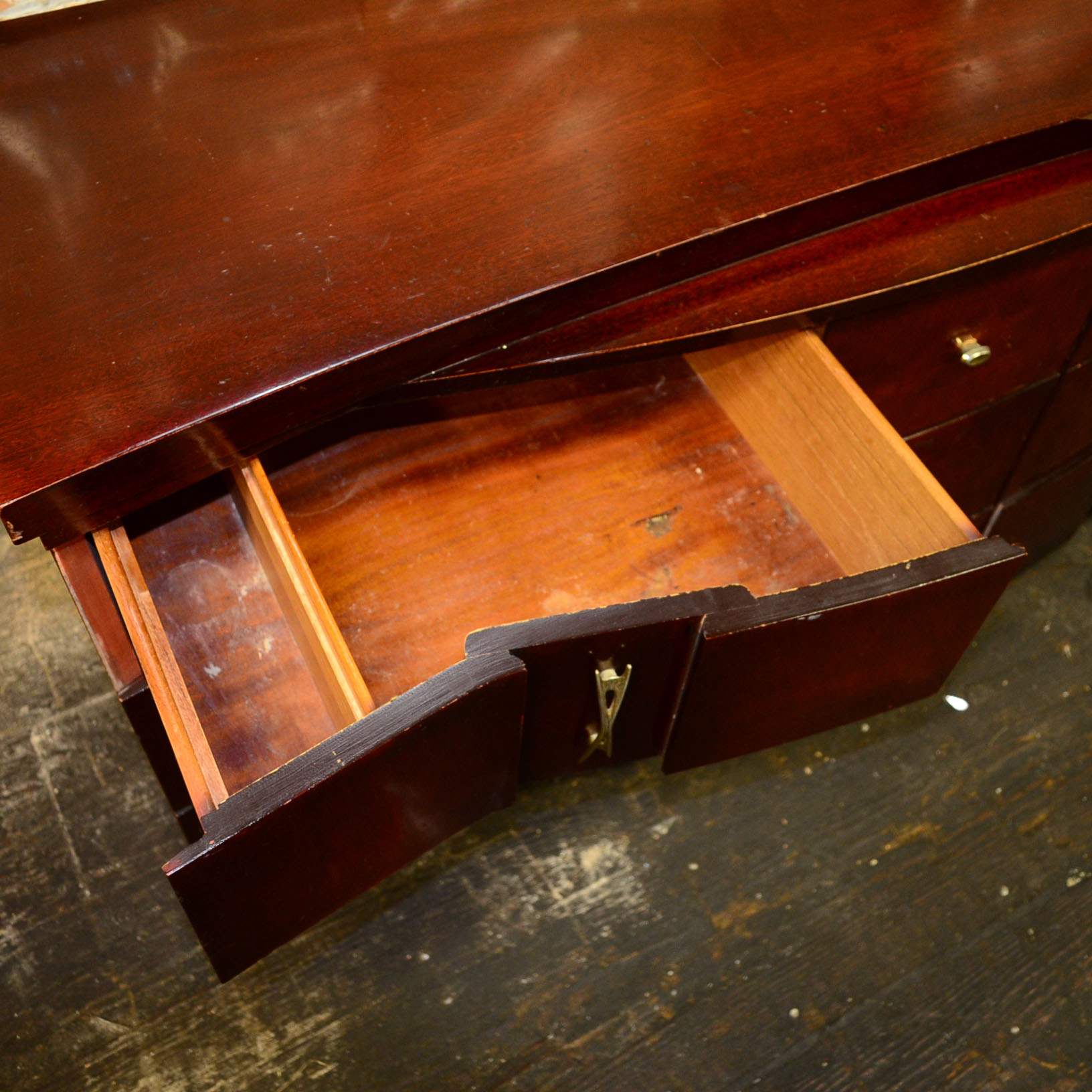 Cherry Mid-Century Modern Dresser