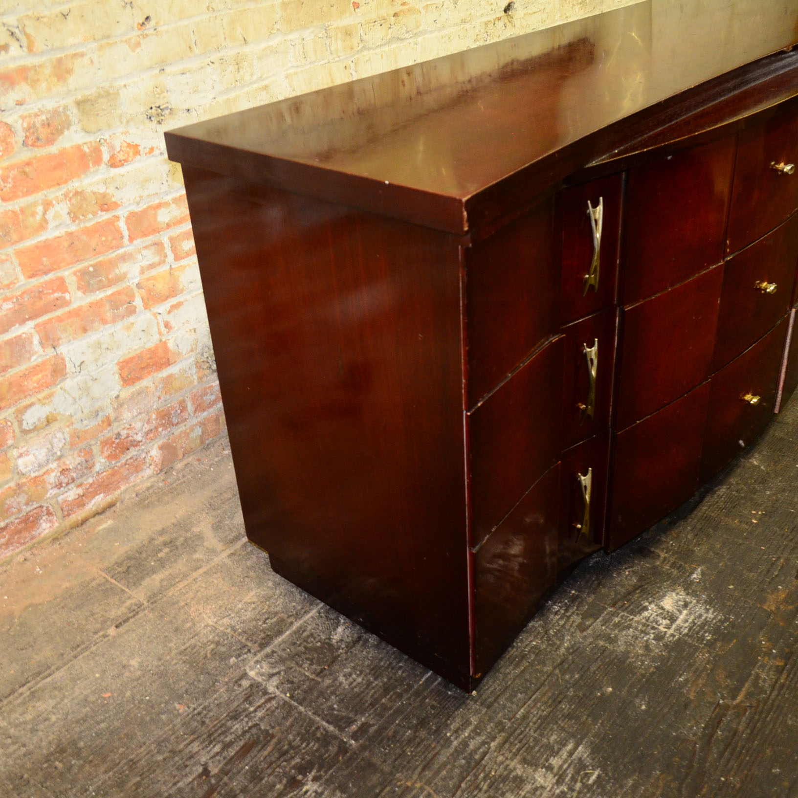 Cherry Mid-Century Modern Dresser