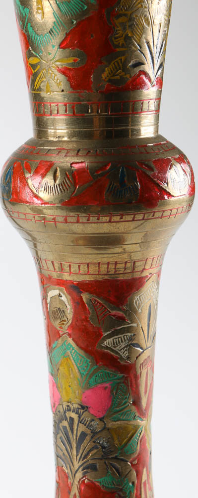 Hand Painted Brass Coffee Pots