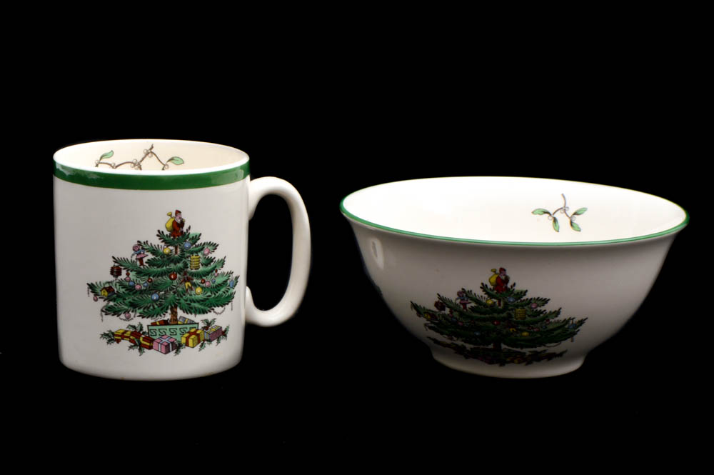 Spode and Cuthbertson Christmas China