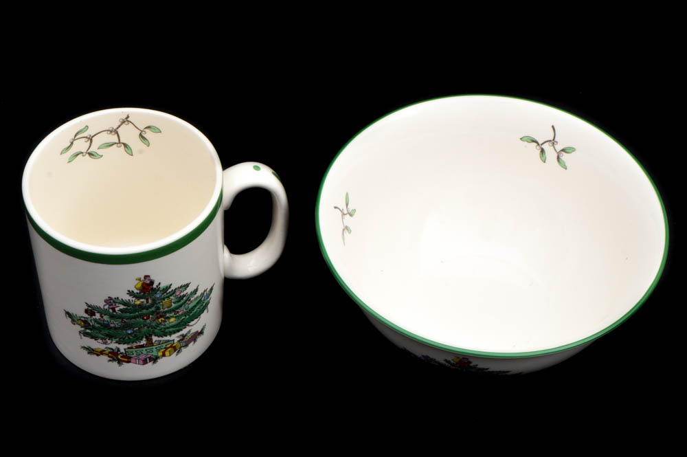 Spode and Cuthbertson Christmas China