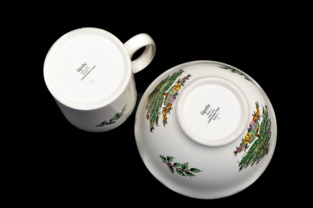 Spode and Cuthbertson Christmas China