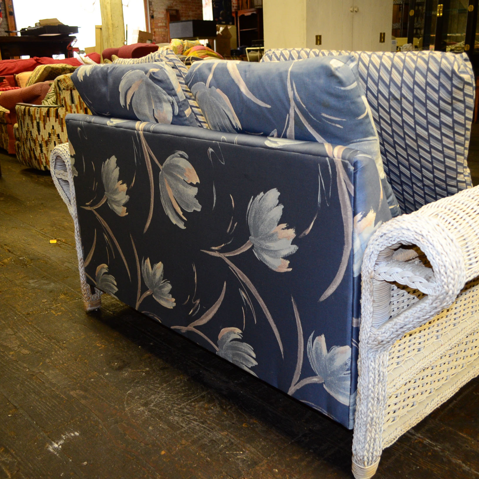 Alexvale Reed Wicker Patio Loveseat