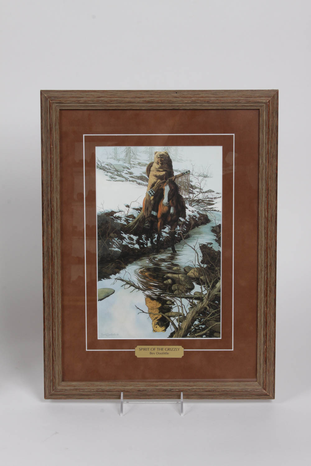 Bev Doolittle Offset Lithographs "Spirit of the Grizzly" and "Pintos"