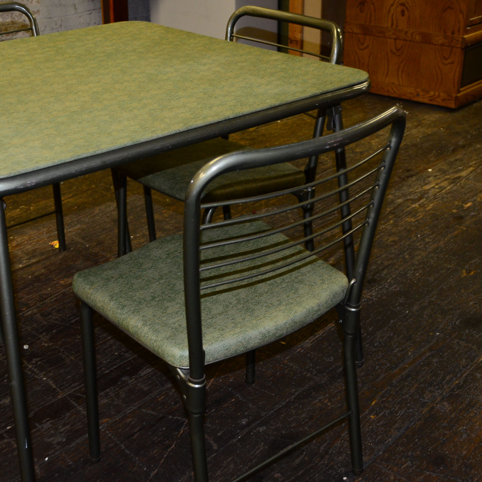 Vintage Costco Folding Table & Chairs