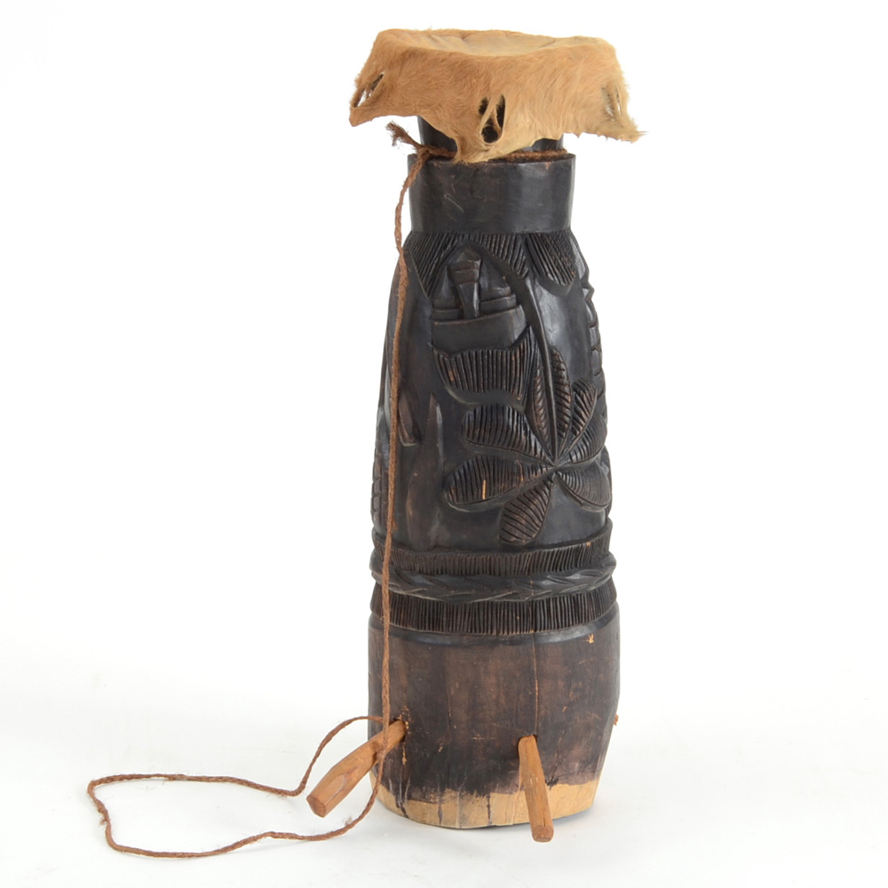 Large Vintage African Hand Drum