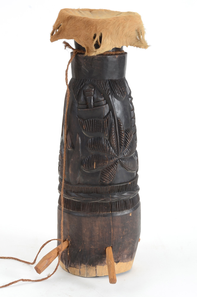 Large Vintage African Hand Drum