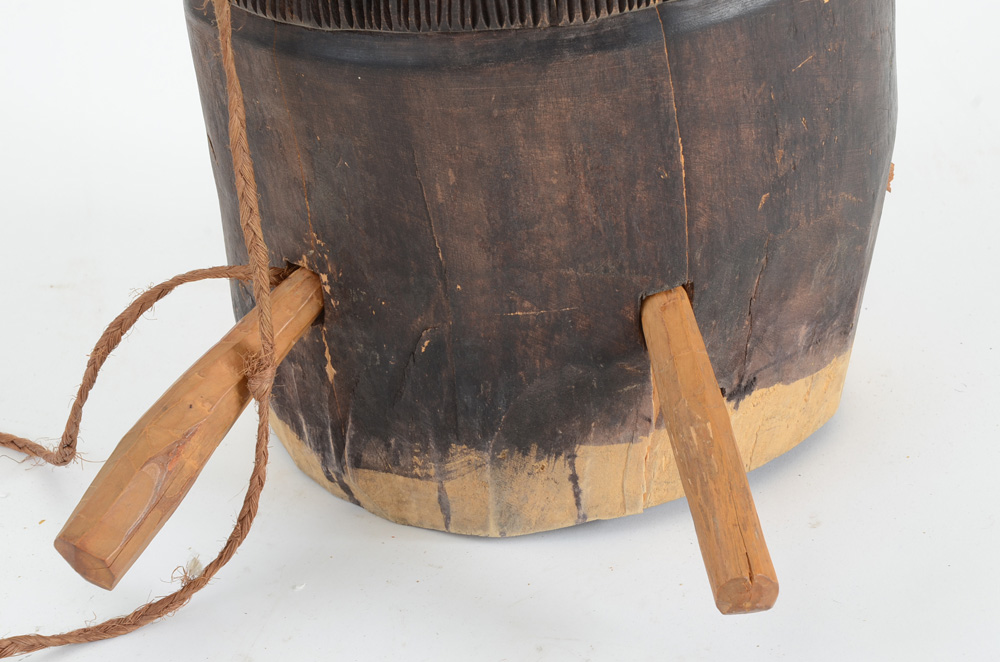 Large Vintage African Hand Drum