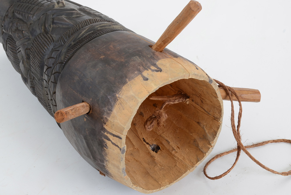 Large Vintage African Hand Drum