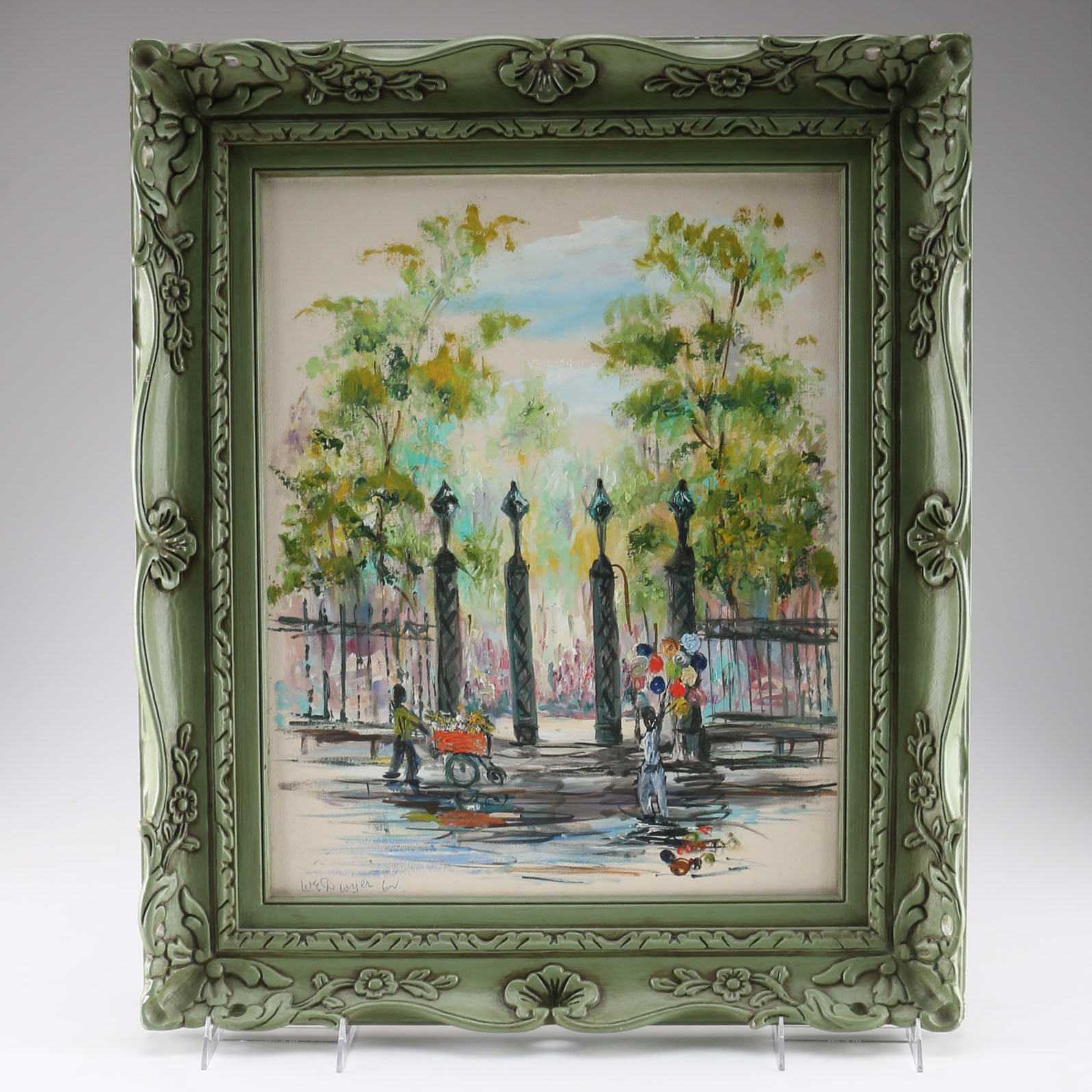 W.E. Dwyer Oil Painting