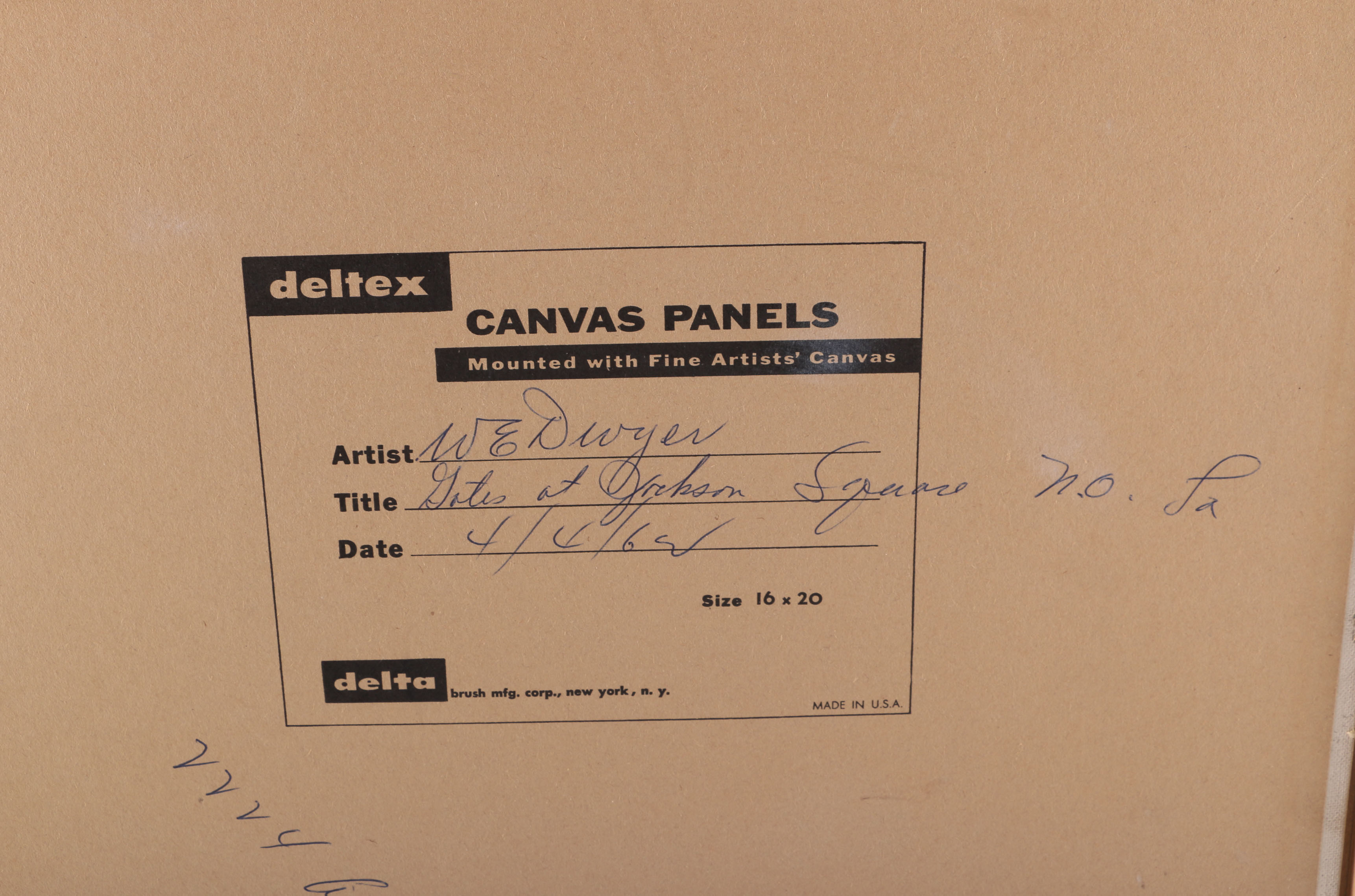 W.E. Dwyer Oil Painting