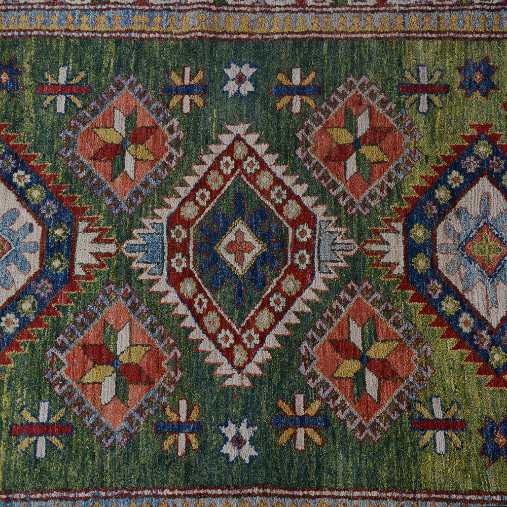 Vintage Turkish Hand Woven Area Rug