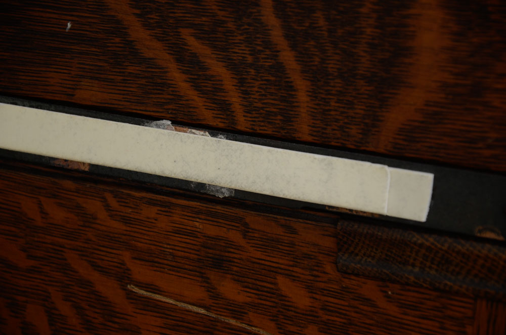 Vintage Tiger Oak Globe Chest of Drawers