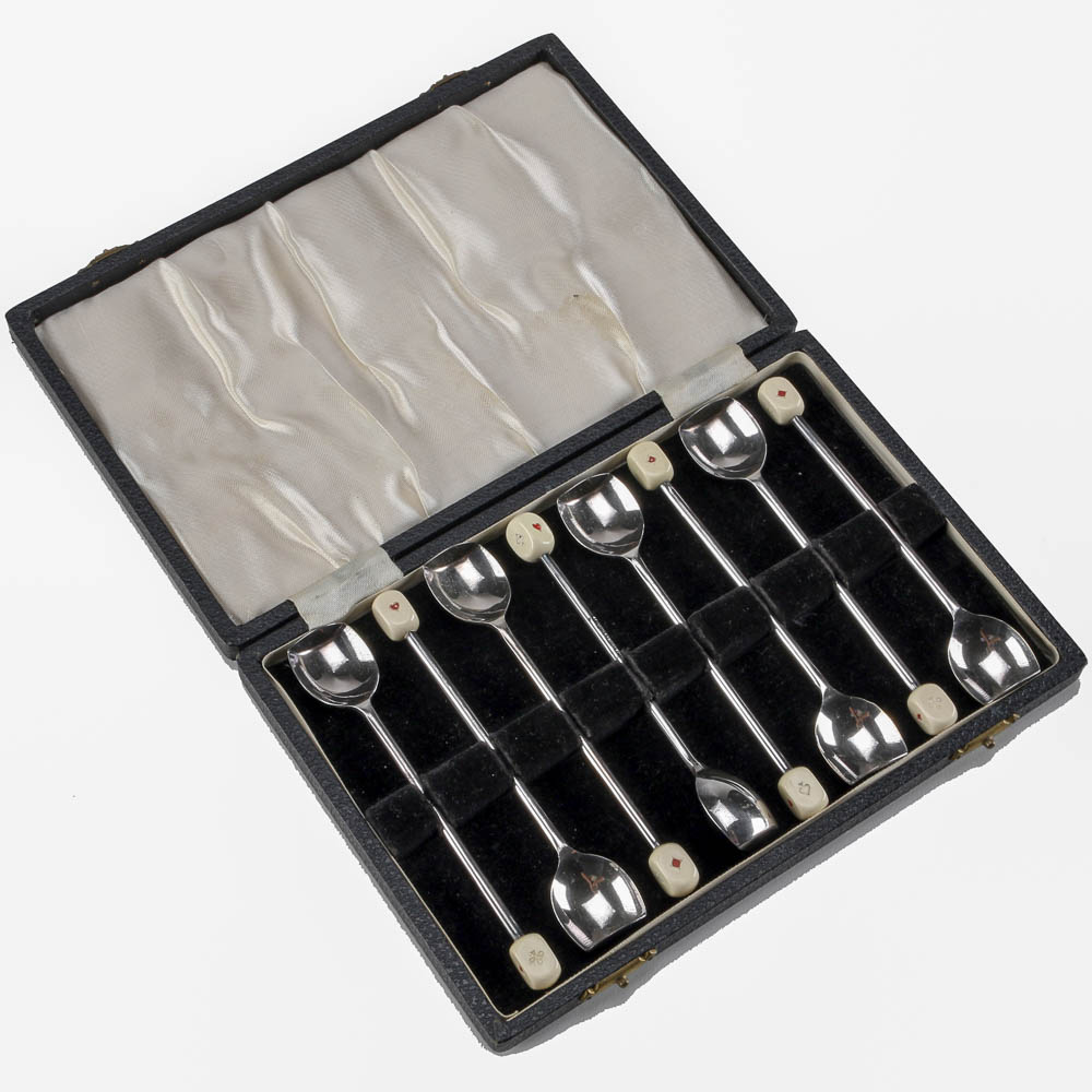 Set of English Cocktail Spoons