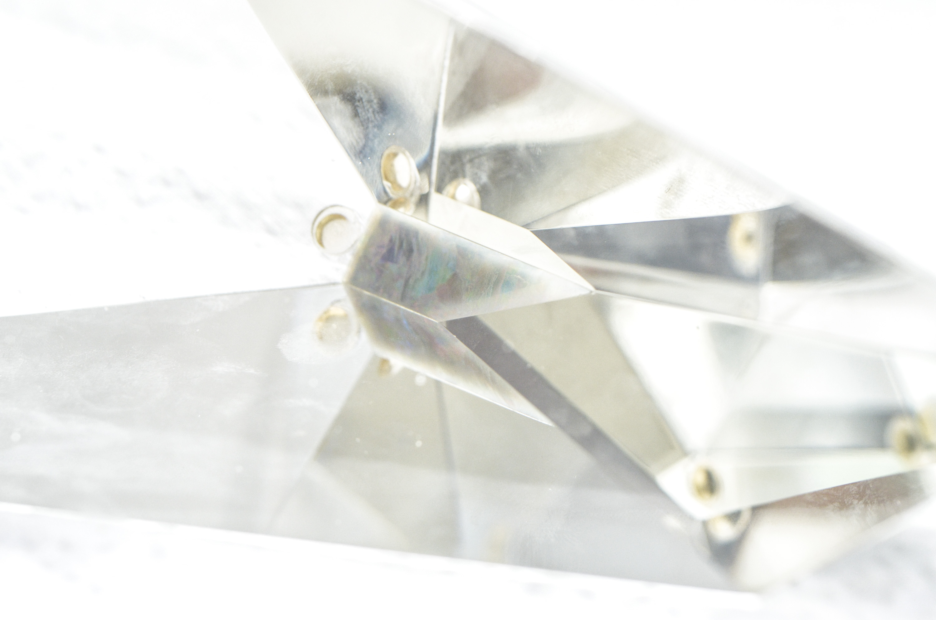 Pavel Tomecko Optical Glass and Opal Sculpture