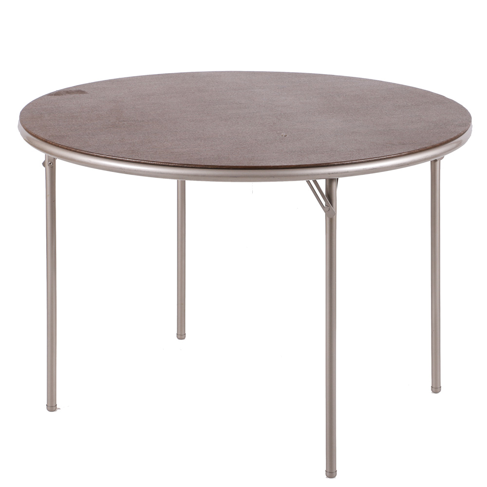 Round Samsonite Folding Card Table