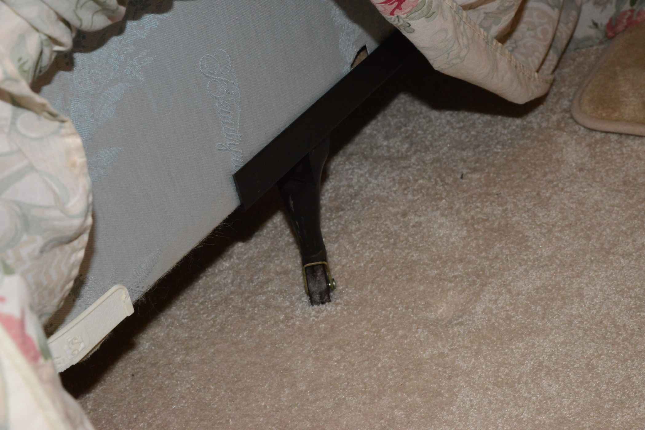 French Provincial Twin Headboard and Frame 2