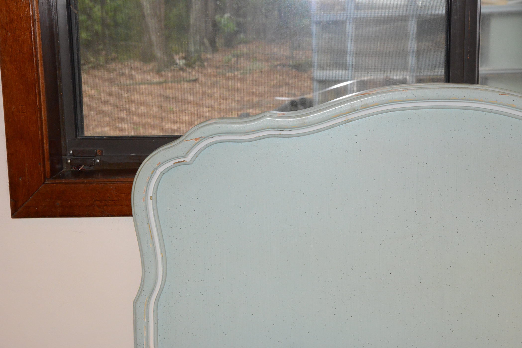 French Provincial Twin Headboard and Frame 2