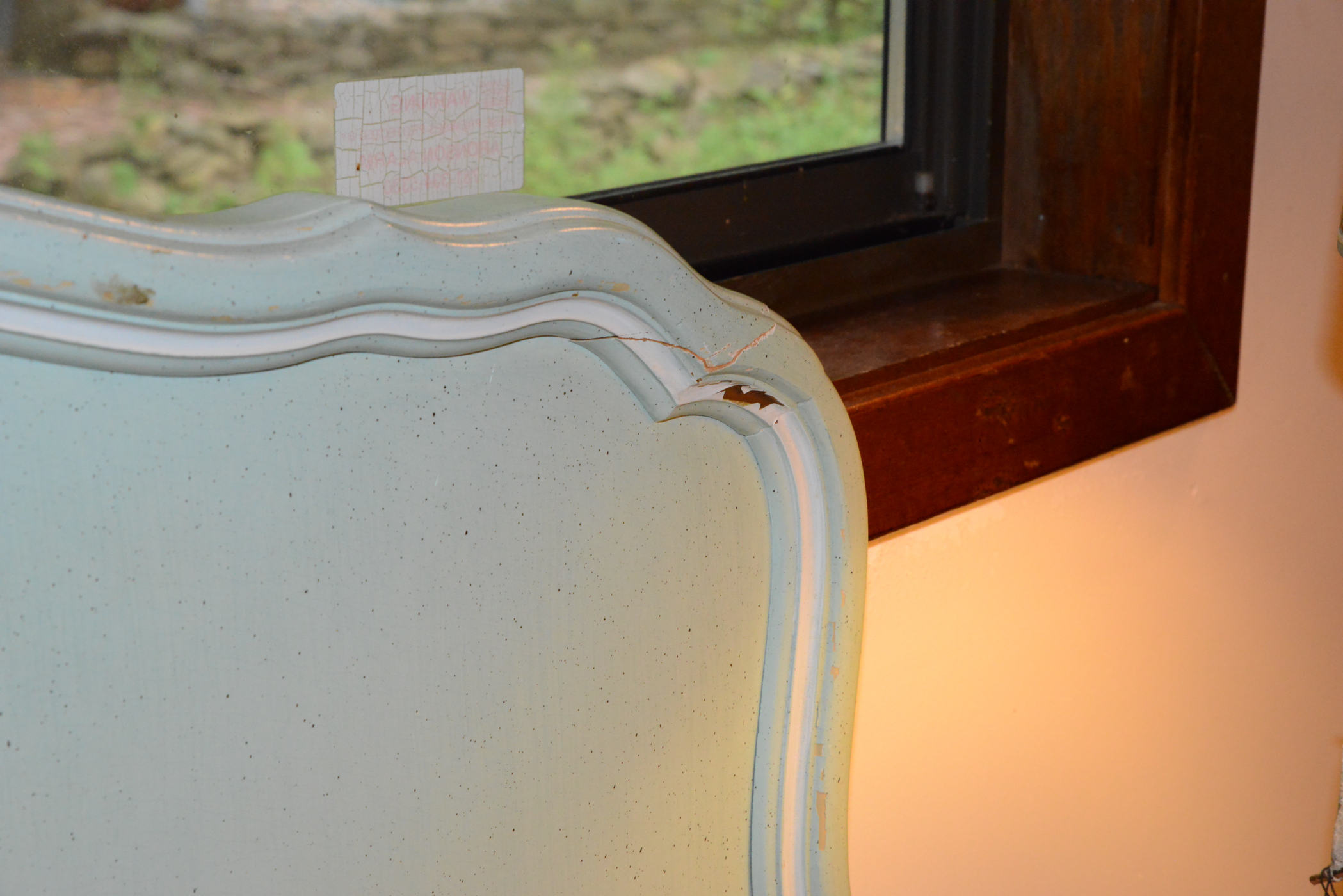 French Provincial Twin Headboard and Frame 2