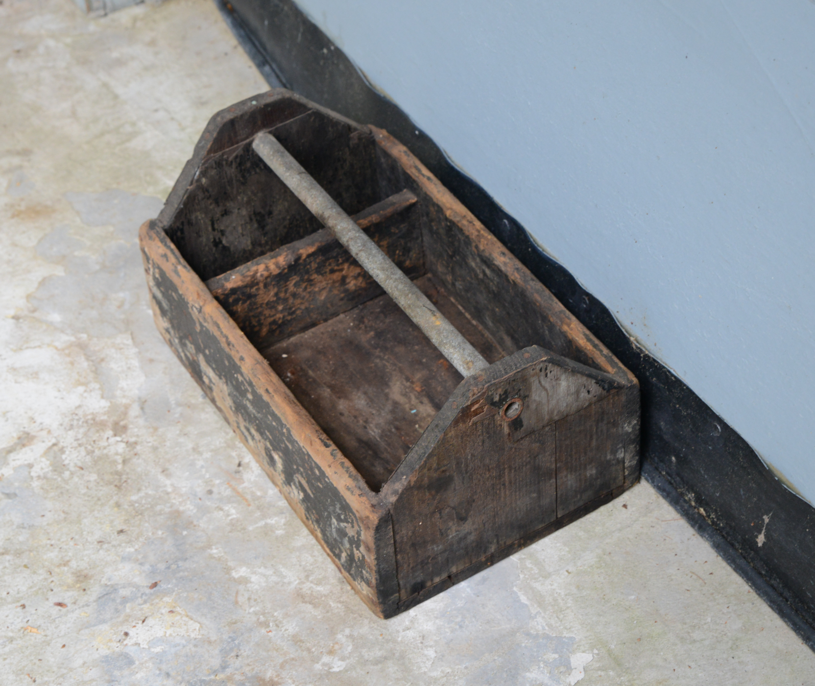 Vintage Wooden Tool Box