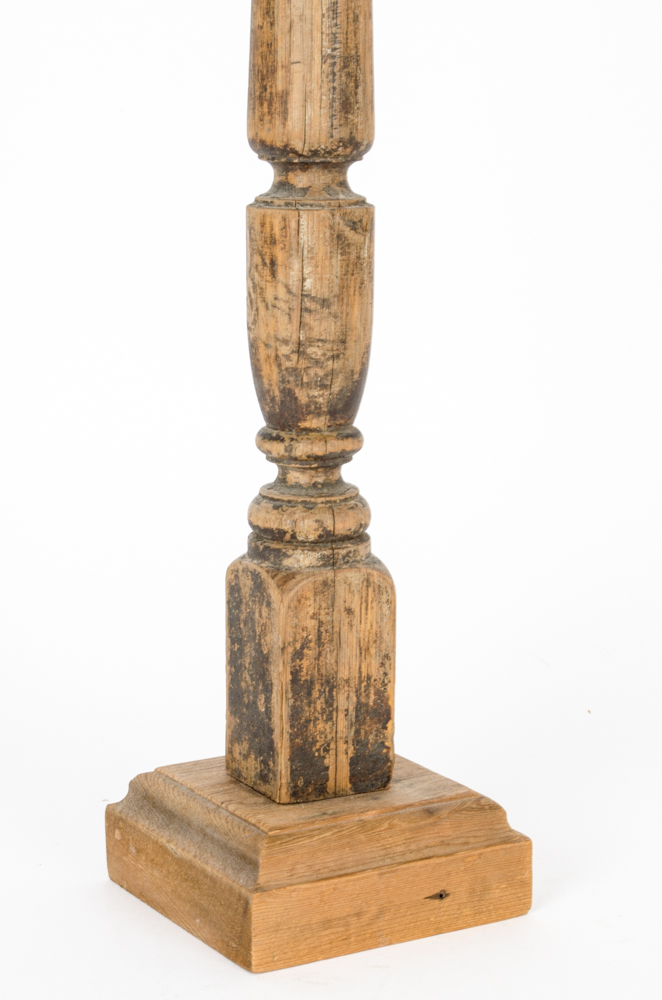 Vintage Wooden Candlesticks