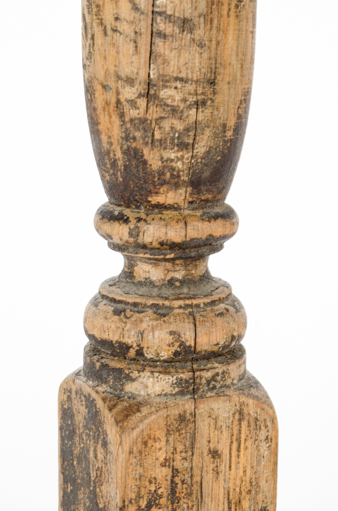 Vintage Wooden Candlesticks