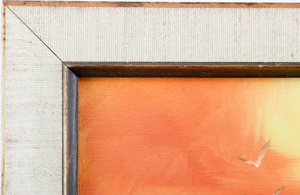 Sunset Seascape Painting