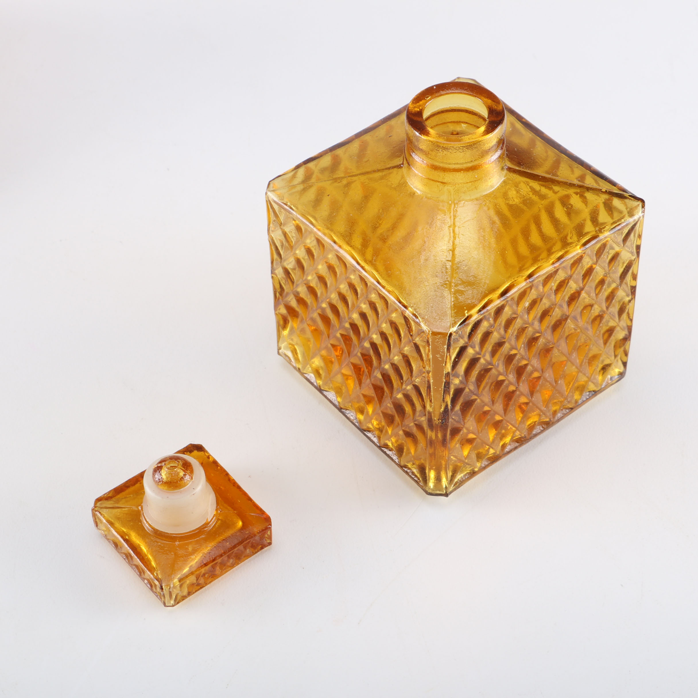 Vintage Whiskey Decanter and Coaster Set