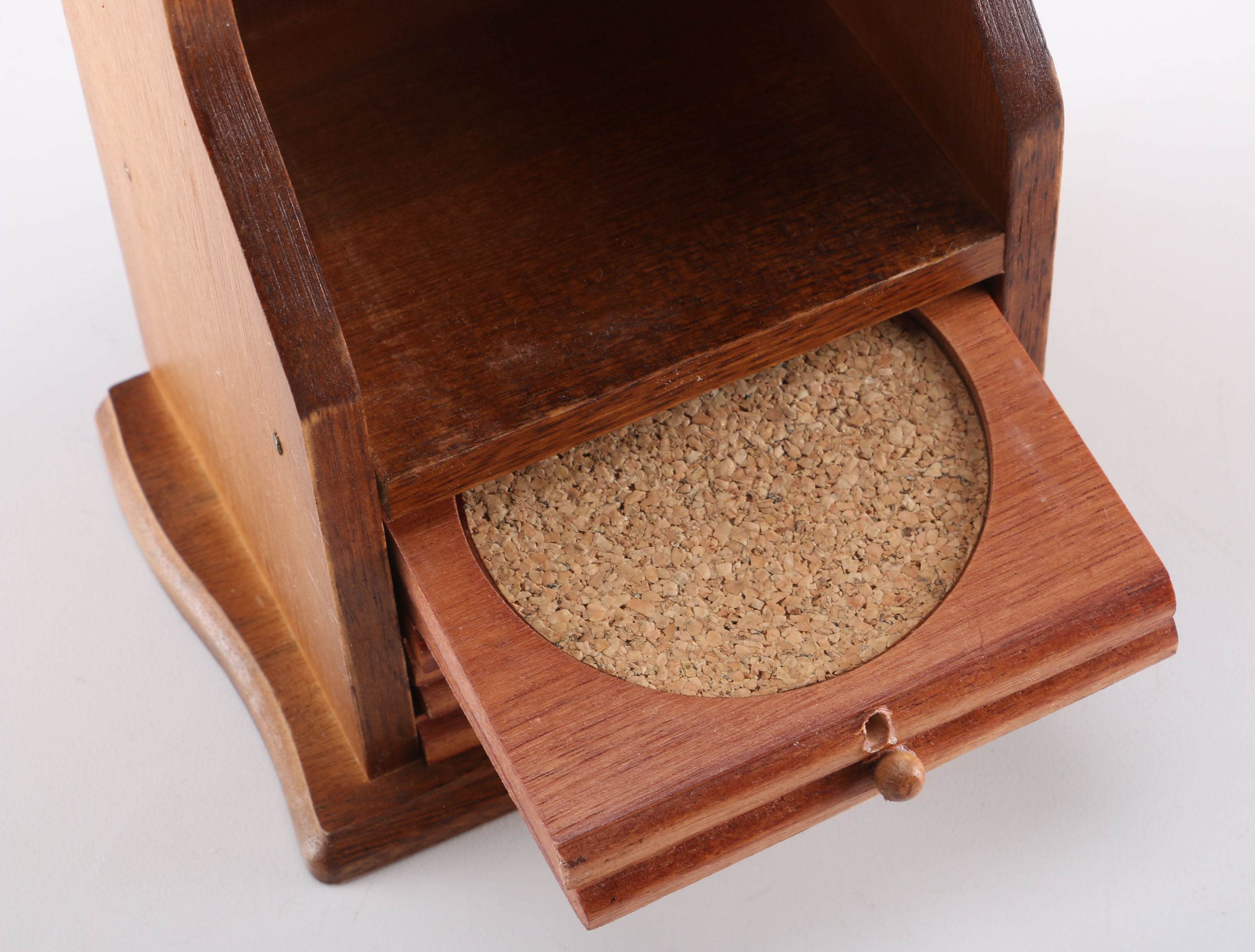 Vintage Whiskey Decanter and Coaster Set