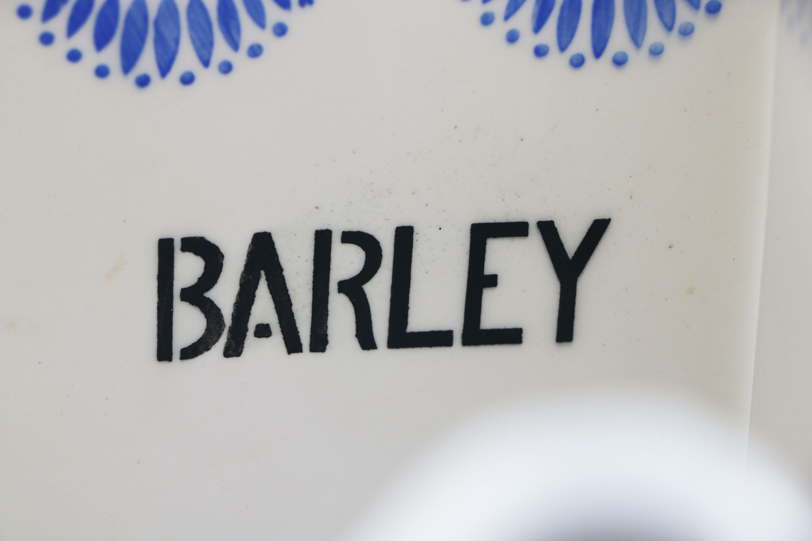 Czechoslovakian Fourteen Piece Ceramic Canister Set