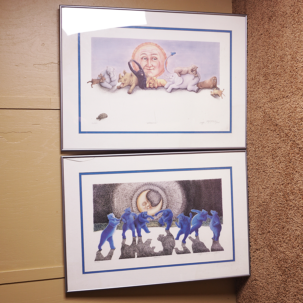 Kathryn Ramseur Glick Signed Limited Edition Offset Lithograph Pair