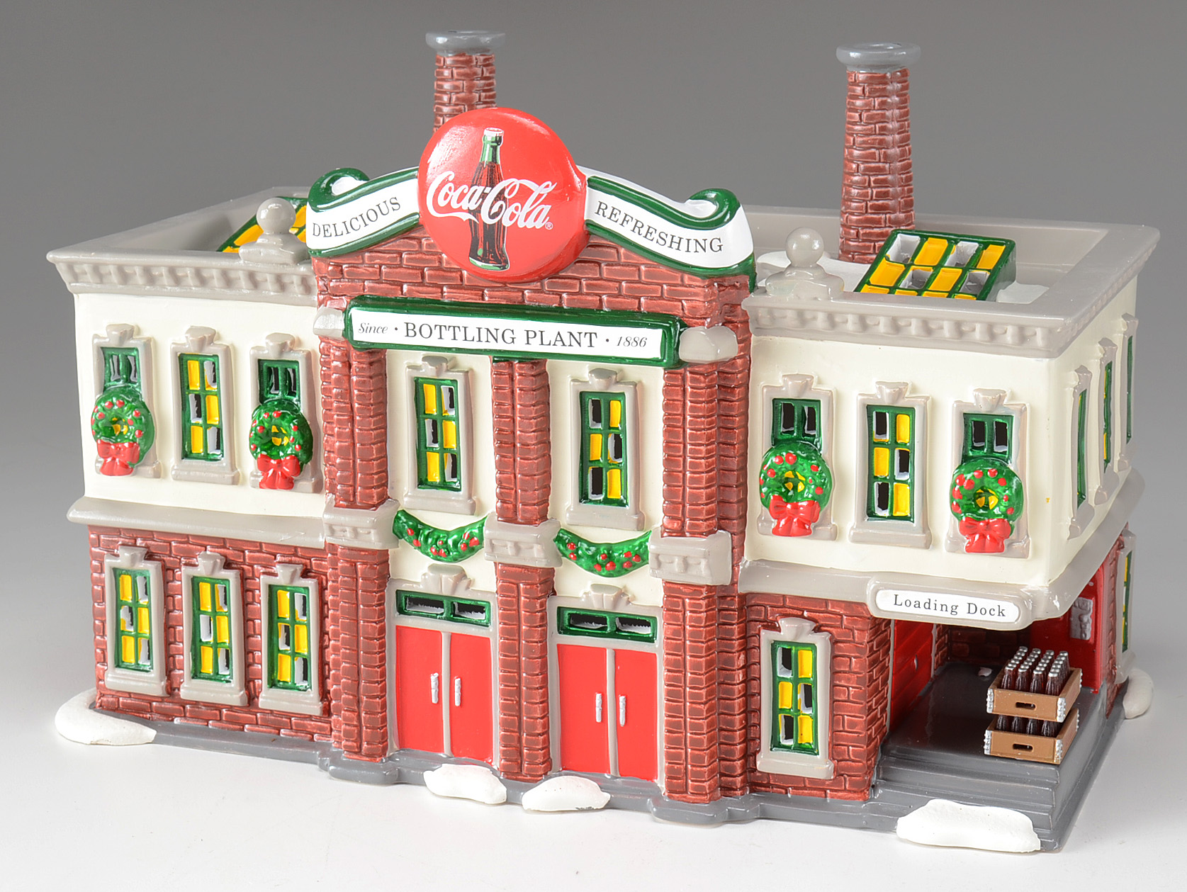 Department 56 "Coca-Cola" Holiday Snow Village Accessories