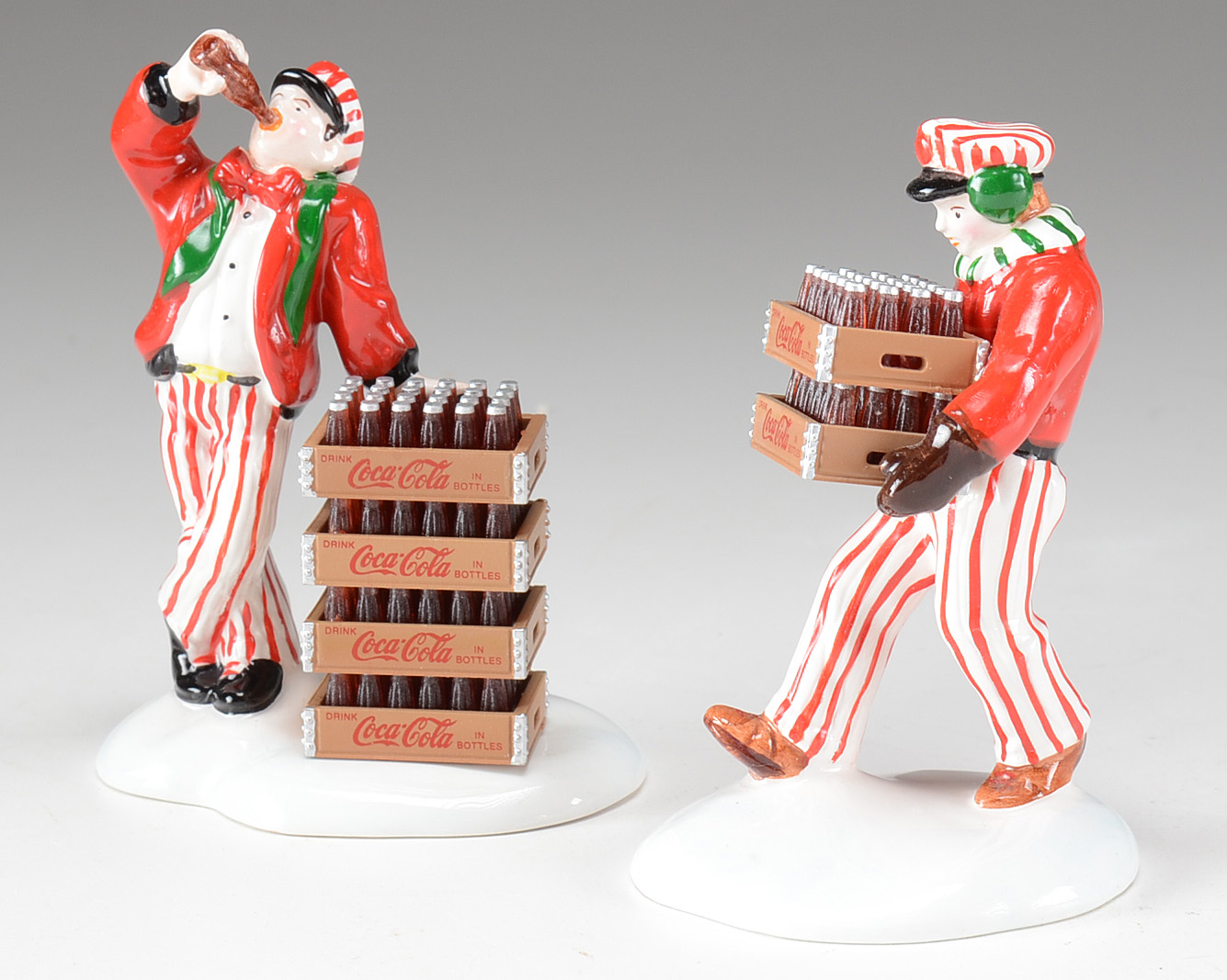 Department 56 "Coca-Cola" Holiday Snow Village Accessories