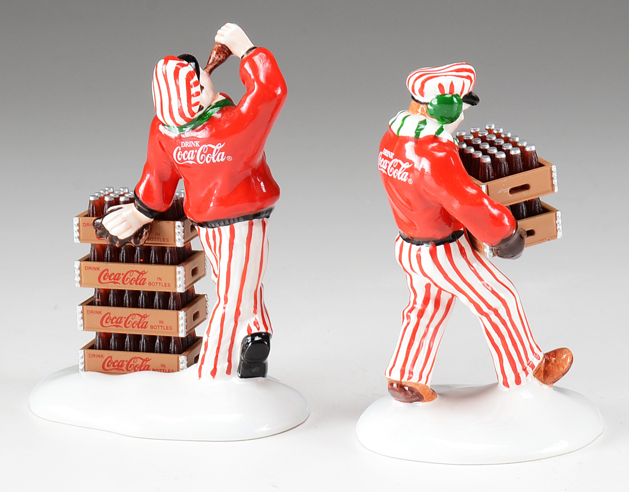 Department 56 "Coca-Cola" Holiday Snow Village Accessories